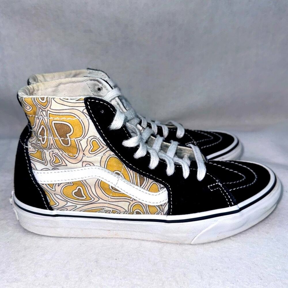 Vans SK8 Hi Tapered Trippy Hearts Classic Skate Shoes Sneakers 6.5 mens/8 womens